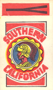 1961 Topps Stickers USC Trojans